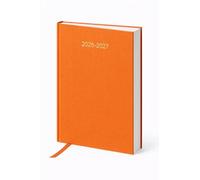 2026-2027 A4 Page Per Day Academic Diary | July 2026 to June 2027 Mid Year Daily Planner | Hard Cover Student & Teacher Organiser with Ribbon Marker, Timetable & Notes - Orange