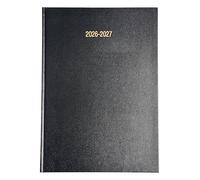 2026-2027 Academic Diary A4 Day to a Page DAP Appointment Mid Year Planner- BLACK