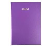 2026-2027 Academic Diary A4 Day to a Page DAP Appointment Mid Year Planner- Purple/Mauve