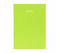2026 2027 Academic Diary A4 Week to View - Mid Year Hardback Planner from August 2026 to July 2027 - Large Weekly Organiser for Student Teacher School (Lime)