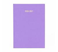 2026 2027 Academic Diary A4 Week to View - Mid Year Hardback Planner from August 2026 to July 2027 - Large Weekly Organiser for Student Teacher School (Purple)