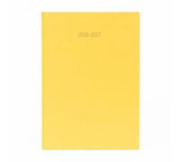 2026 2027 Academic Diary A4 Week to View - Mid Year Hardback Planner from August 2026 to July 2027 - Large Weekly Organiser for Student Teacher School (Yellow)