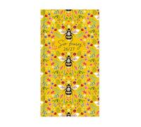 2026 2027 Academic Diary Week to View - Compact Slim Wallet Size Pocket Diary - Padded Hardback Student Planner - Academic Teacher Organiser - Yellow So Busy Bee
