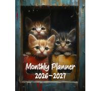 2026-2027 Academic Monthly Planner | 2-Year Calendar & Notebook with 100 College-Ruled Pages for Notes: Ideal for Teachers, Students, and Busy School ... | Large Monthly Organizer, 8.5x11, 153 Pages