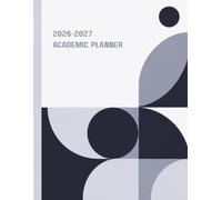 2026-2027 Academic Planner for College Students: Weekly & Monthly Layout with Dot Grid Notes | Grey Edition | Aug 2026 - Aug 2027