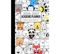 2026-2027 Academic Planner - Weekly and Monthly: 18-Month Cute and Charming Animal-Themed Dot-Grid Agenda for Kids, Teens, and College Students (July 2026 to December 2027)