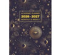 2026-2027 Academic Planner Weekly & Monthly: 12 Months organizer July 2026 - June 2027 | 2026 - 2027 । Two-Year Agenda with Holidays & Inspirational Quotes SpaceCover 8.5 x 11