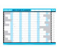 2026-2027 Academic Wall Planner Calendar - A1 Large 85cm x 58cm Laminated Year Planner with Stickers & Dry Wipe Pen - Reusable Wall Calendar for Home, Office, School, Teachers & Students