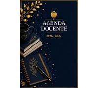 2026 2027 Agenda del Docente Giornaliera A5: Elegante Pianificatore Giornaliero da settembre 2026 a Luglio 2027, 1 Pagina per Giorno, registro ... di lezioni per Insegnanti della Scuola