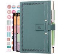 2026-2027 Diary A5 Page a Day Mid Year Planner, Diary 2026-2027 from Jul 2026 to Jun 2027, Daily Monthly Planner with Calendar, Pen, Pen Holder, Month Tabs, inner Pocket (Green)