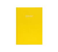 2026-2027 Diary Academic Year A5 Week to View Hardback Casebound Mid Year Student Teacher Appointment Planner Diary (Yellow)