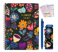 2026 2027 Diary, Diary Planner Notebook, Mid Year 26/27 Academic Diary July 2026 to June 2027 A5 Week to View Diary, Weekly & Month Planner with Spiral Bound Hardcover (A0901)