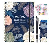 2026 2027 Diary, Diary Planner Notebook, Mid Year 26/27 Academic Diary July 2026 to June 2027 A5 Week to View Diary, Weekly & Month Planner with Spiral Bound Hardcover(Blue25-26)