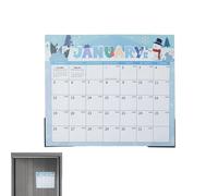 2026-2027 Fridge Magnetic Calendar, Monthly Planner Organizer, January 2026 to June 2027 Calendars, Thick Paper with Strong Stand, Magnetic Calendar for Fri