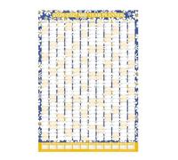 2026 2027 Large A1 Academic Mid Year Wall Planner, 2024 2025 Academic Calendar (Yellow)