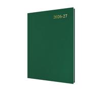 2026-2027 - Mid/Academic Year Planner - 13 Month A4 Day-to-Page - Collins Debden Essential Range Green