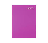 2026-2027 - Mid/Academic Year Planner - 13 Month A4 Day-to-Page - Collins Debden Essential Range Pink