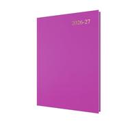 2026-2027 - Mid/Academic Year Planner - 13 Month A4 Day-to-Page - Collins Debden Essential Range Pink