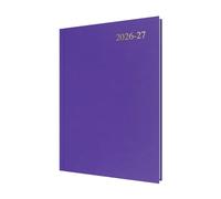 2026-2027 - Mid/Academic Year Planner - 13 Month A4 Day-to-Page - Collins Debden Essential Range Purple