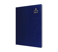 2026-2027 Mid/Academic Year Planner - 13 Month A4 Day-to-Page with Appointments - Collins Debden Desk Diary Blue