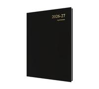 2026-2027 Mid/Academic Year Planner - 13 Month A4 Day-to-Page with Appointments - Collins Debden Essential Range Black
