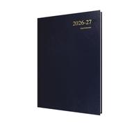 2026-2027 Mid/Academic Year Planner - 13 Month A4 Day-to-Page with Appointments - Collins Debden Essential Range Dark Blue (ESSA41M.65-2627)