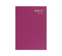 2026-2027 Mid/Academic Year Planner - 13 Month A4 Day-to-Page with Appointments - Collins Debden Essential Range Dark Pink
