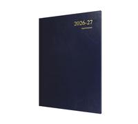 2026-2027 Mid/Academic Year Planner - 13 Month A4 Week-to-View with Appointments - Yellow - Collins Debden Essential Range Dark Blue (ESSA43M.65-2627)