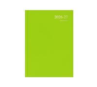 2026-2027 Mid/Academic Year Planner - 13 Month A4 Week-to-View with Appointments - Yellow - Collins Debden Essential Range Lime