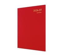 2026-2027 Mid/Academic Year Planner - 13 Month A4 Week-to-View with Appointments - Yellow - Collins Debden Essential Range Red