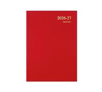 2026-2027 Mid/Academic Year Planner - 13 Month A4 Week-to-View with Appointments - Yellow - Collins Debden Essential Range Red