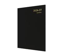 2026-2027 Mid/Academic Year Planner - 13 Month A4 Week-to-View with Appointments - Yellow - Collins Debden Essential Range Black