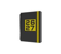 2026-2027 Mid/Academic Year Planner - 13 Month A5 Day-to-Page - Hard Cover - Collins Debden Delta Range Yellow