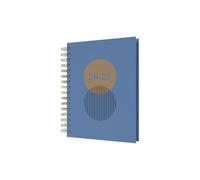 2026-2027 Mid/Academic Year Planner - 13 Month A5 Day-to-Page - Hard Cover - Collins Debden Scandi Range Blue (E-PW51M.60-2627)