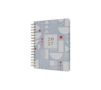 2026-2027 Mid/Academic Year Planner - 13 Month A5 Day-to-Page - Hard Cover - Collins Debden Scandi Range Light Blue