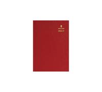 2026-2027 Mid/Academic Year Planner - 13 Month A5 Day-to-Page with Appointments - Collins Debden Desk Diary Red