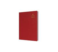 2026-2027 Mid/Academic Year Planner - 13 Month A5 Day-to-Page with Appointments - Collins Debden Desk Diary Red (52M.15-2627)