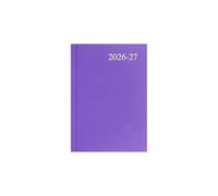 2026-2027 Mid/Academic Year Planner - 13 Month A5 Week-to-View - Collins Debden Essential Range Purple