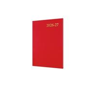 2026-2027 Mid/Academic Year Planner - 13 Month A5 Week-to-View - Collins Debden Essential Range Red