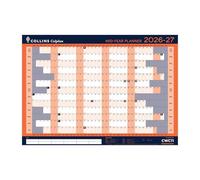 2026-2027 Mid/Academic Year Wall Planner - Collins Debden Colplan Range