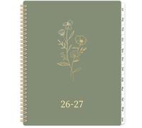 2026-2027 Planner - 2026 Planner Weekly and Monthly(Jan 2026 - Dec 2026), 9’’ × 11’’, Hardcover, 12 Monthly Tabs, Premium Paper, Twin-wire Binding, Inner Pocket