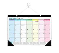 2026-2027 Planner Calendar | 18 Months Planner Calendar for Classroom | User-Friendly Design Home Planning Accessory for Businesses Classroom Hotel Dormitory
