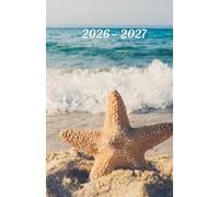 2026-2027 Purse Calendar Starfish Edition: Two-Year Monthly Planner with Holidays, Seasons, Daylight Saving, and Full Moons (5.5 × 8.5 Trim)