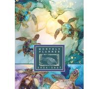 2026-2027 Sea Turtle Monthly Planner: Ocean Themed Organizer With Marine Animals; 8.5 x 11”