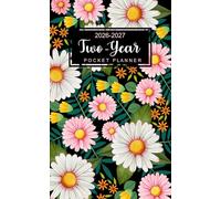 2026-2027 Two-Year Pocket Planner: Small 24-Month Organizer from January to December with Federal Holidays and Charming Daisy Theme for Purse or Bag
