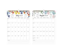2026-2027 Wall Calendar with Holiday Marking Twin Coil Hanging Monthly Calendar Wall Planner for Offices Home Daily Scheduling Twin Coil Limit Planner