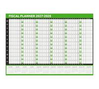 2026 2027 Wall Planner A1 - Fiscal Academic Calendar Size 84cm x 59cm - Full Year to View for Home Office Work School