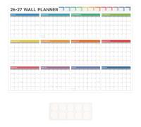2026-2027 Wall Planner, Academic Year Planner 2026-2027,Jul 2026 - Jun 2027, Extra Wide A1 Size with Monthly Calendars & Highlighted Key Dates, Perfect for Office & School (33.0" x 23.5")