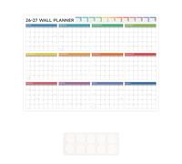 2026-2027 Wall Planner, Academic Year Planner 2026-2027,Jul 2026 - Jun 2027, Extra Wide A2 Size with Monthly Calendars & Highlighted Key Dates, Perfect for Office & School (16.5" x 23.5")