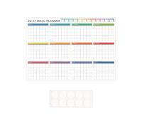 2026-2027 Wall Planner, Academic Year Planner 2026-2027,Jul 2026 - Jun 2027, Extra Wide A3 Size with Monthly Calendars & Highlighted Key Dates, Perfect for Office & School (7.75" x 16.5")